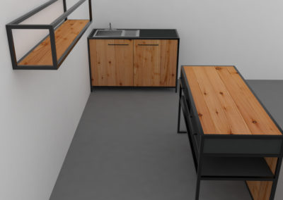 Paletky | recyklovaný nábytek z palet | Mobilní Kuchyň Web 1200 2 | nábytek na míru