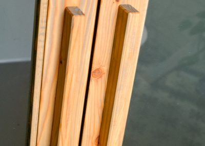 Ekologická dřevěná zástěna HIKIDO, madla